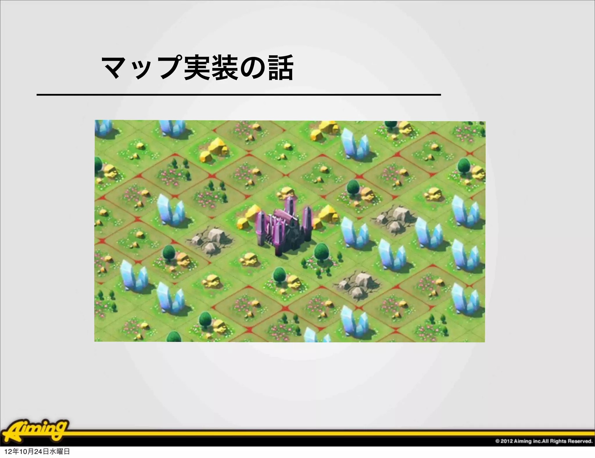 マップ実装の話




12年10月24日水曜日
 