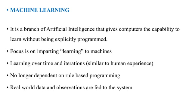 ARTIFICIAL INTELLIGENCE AND MACHINE LEARNING | PDF | Technology ...
