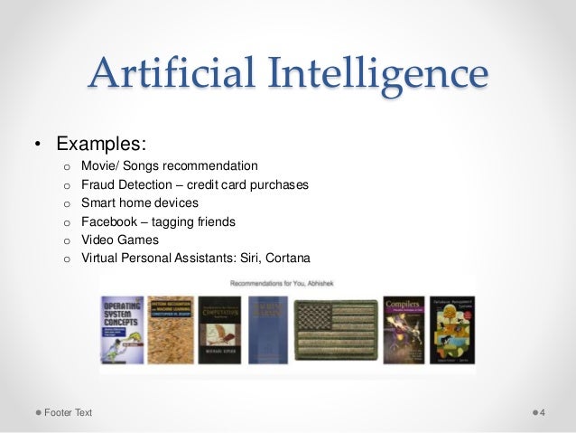 artificial intelligence examples