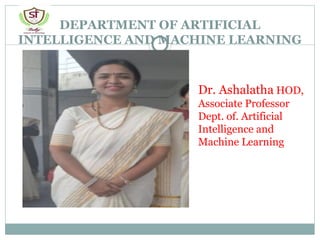 Comprehensive Overview of AI and Machine Learning Department at Shetty ...