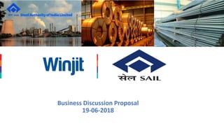 Business Discussion Proposal
19-06-2018
 