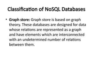 Nosql Graph Based Store AIML ppt nosql data bases and it's info basic knowledge about AI & ML.pptx