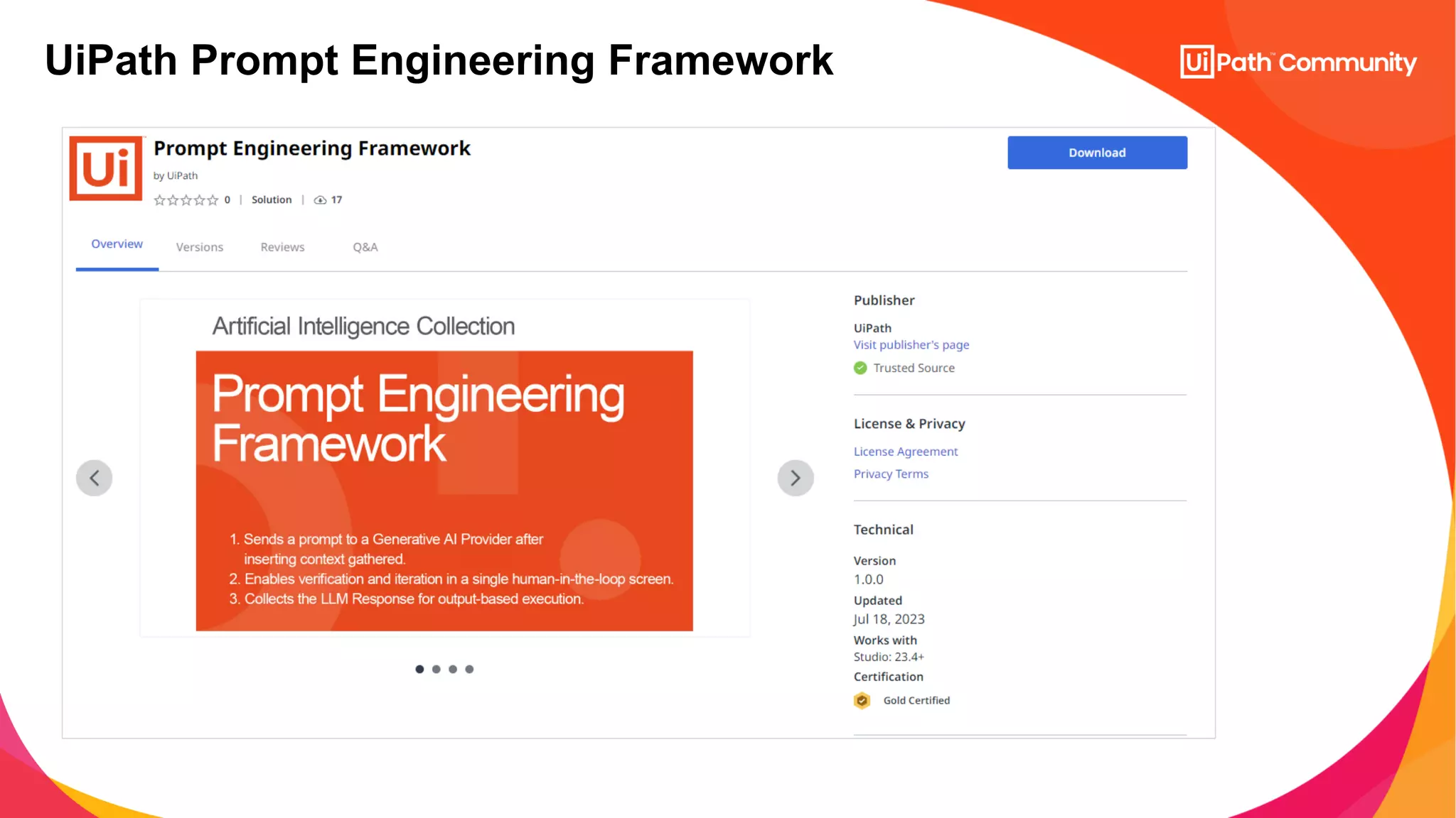 UiPath Prompt Engineering Framework
 
