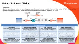 AI and ML Series - Leveraging Generative AI and LLMs Using the UiPath ...
