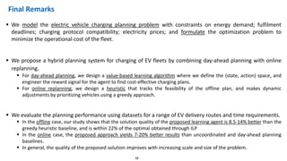 Hybrid Planner for Smart Charging of Electric Fleets | PDF