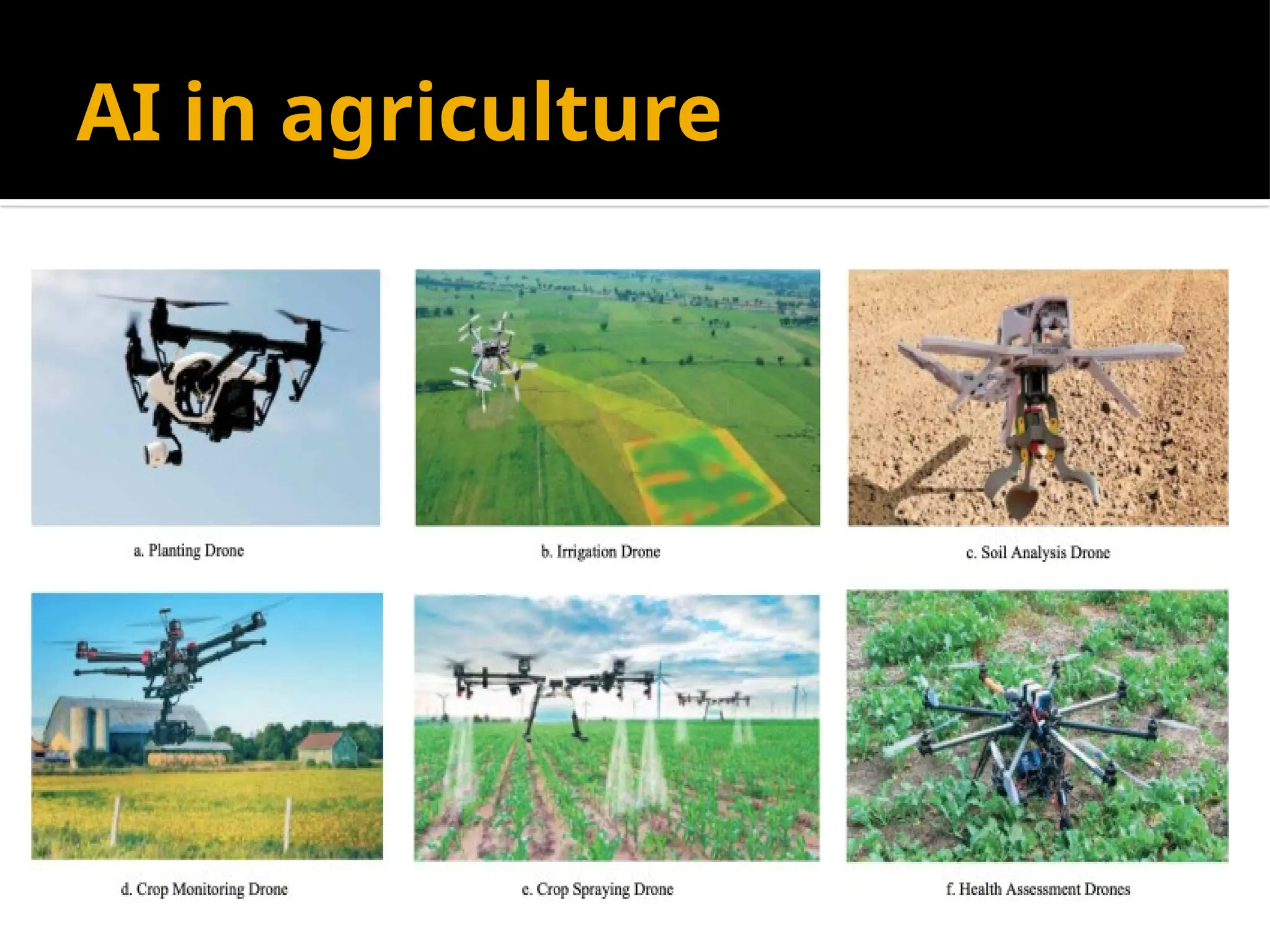 AI in agriculture
 