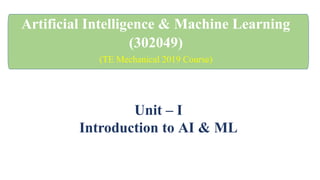 Comprehensive Introduction to Artificial Intelligence and Machine ...