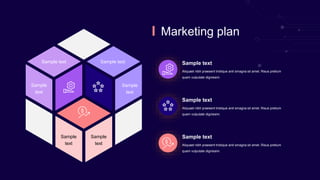 INFOGRAPHICS
Marketing plan
Sample text
Aliquaet nibh praesent tristique anit smagna sit amet. Risus pretium
quam vulputate dignissim.
Sample text
Aliquaet nibh praesent tristique anit smagna sit amet. Risus pretium
quam vulputate dignissim.
Sample text
Aliquaet nibh praesent tristique anit smagna sit amet. Risus pretium
quam vulputate dignissim.
Sample text
Sample
text
Sample
text
Sample
text
Sample
text
Sample text
 