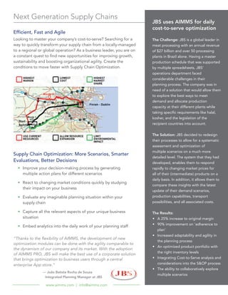 Supply Chain Optimization with AIMMS | PDF