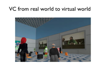 VC from real world to virtual world	


 