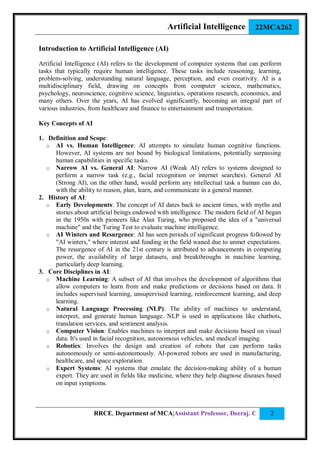 AI_MOD_1.pdf artificial intelligence notes | PDF