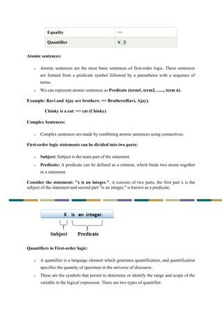 artificial intelligence and machine learning iNTRODUCTION class notes ...