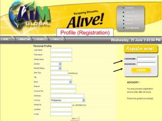 Profile (Registration) 