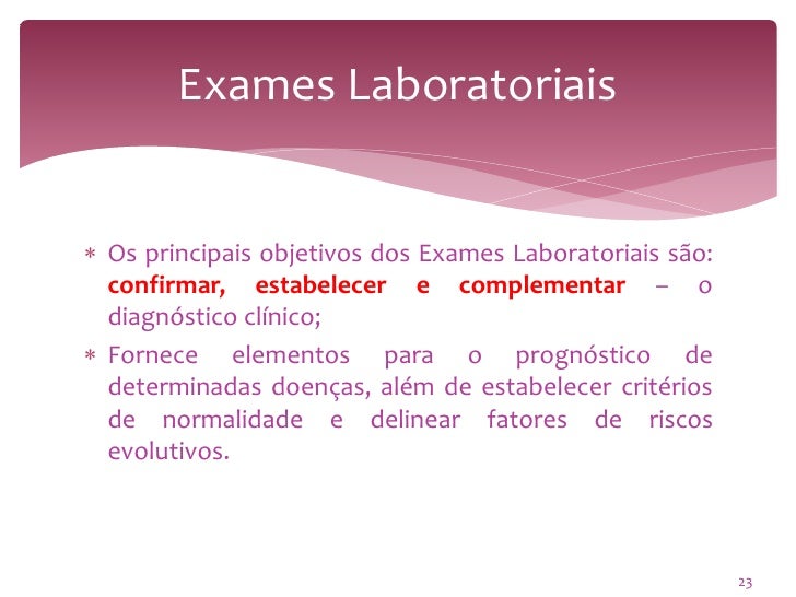 Requisicao de exames laboratoriais
