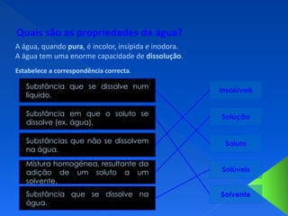 A importância da água para os seres vivos | PPTX