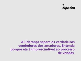 A liderança separa os verdadeiros vendedores dos amadores. Entenda porque ela é imprescindível ao processo de vendas.  
