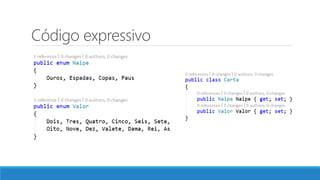 Código expressivo
 