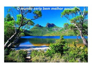 O mundo seria bem melhor assim! 