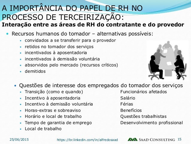 A importância do papel da área de rh no processo de 