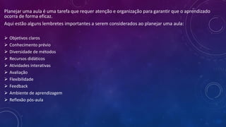 plano de aula sua importancia e como elaborar | PDF