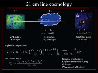 mK
21 cm line cosmology
 