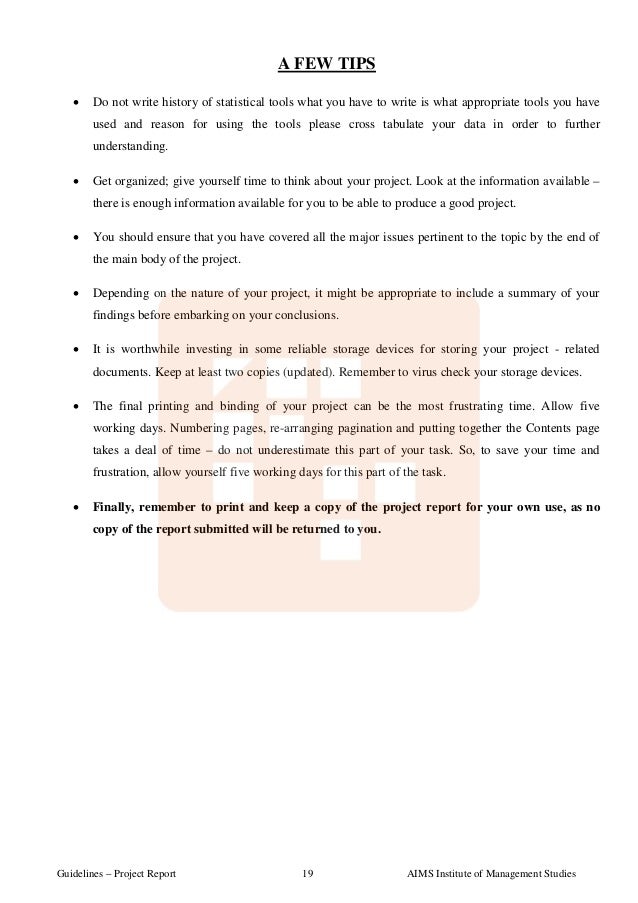 Aims and objectives of a school project image