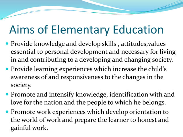 Aims Goals And Objective Purpose In Curriculum Development