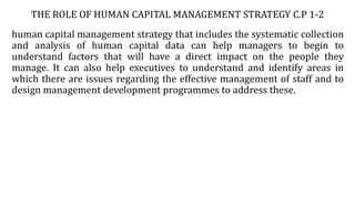 Aims of human capital management | PPTX