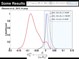 Some Results
Okouma et al., 2012. In prep
 