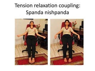 Tension relaxation coupling:
Spanda nishpanda
 