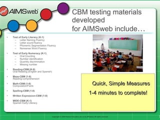 Aimsweb ppt | PPT