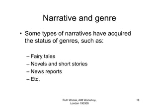 Aim Workshop Wodak Narratives190309