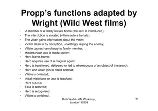 Aim Workshop Wodak Narratives190309