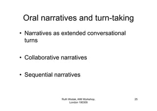 Aim Workshop Wodak Narratives190309