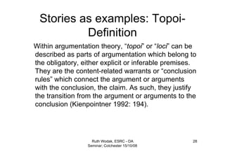 Aim Workshop Wodak Narratives190309