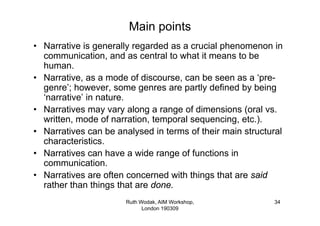 Aim Workshop Wodak Narratives190309