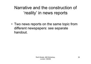 Aim Workshop Wodak Narratives190309