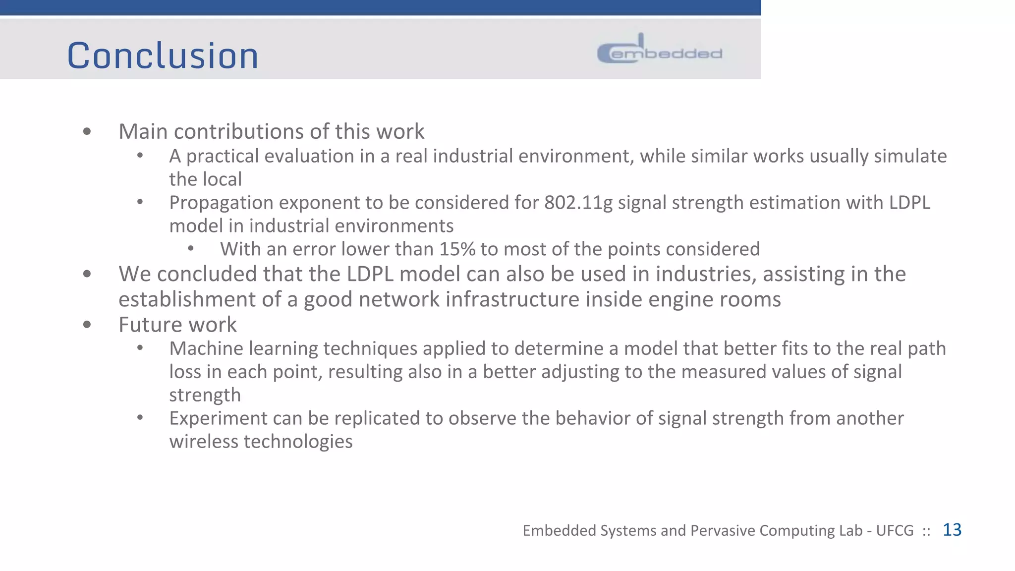 Conclusion
•
•
•
•
•