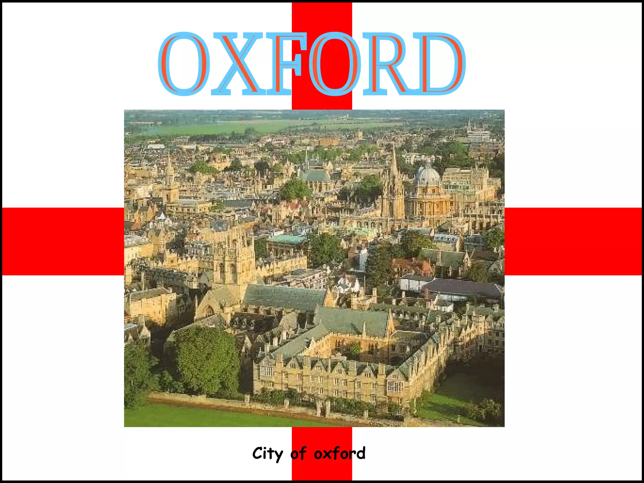 OXFORD City of oxford 