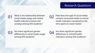 the impact of social media usage on mental health among senior ...