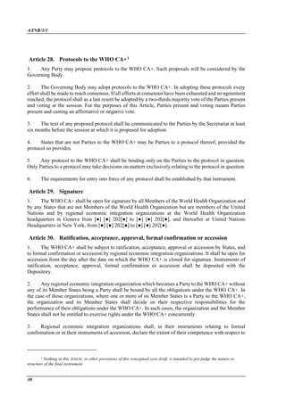 Traité OMS sur les pandémies | PDF