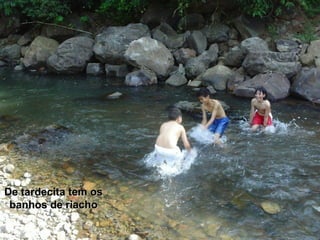 De tardecita tem osDe tardecita tem os
banhos de riachobanhos de riacho
 