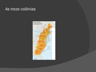 As treze colônias 