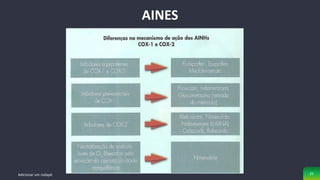 Adicionar um rodapé 25
AINES
 