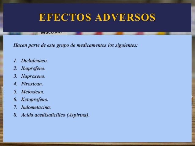Antiinflamatorios No Esteroideos (AINES) Antiinflamatorios No Esteroideos (AINES)