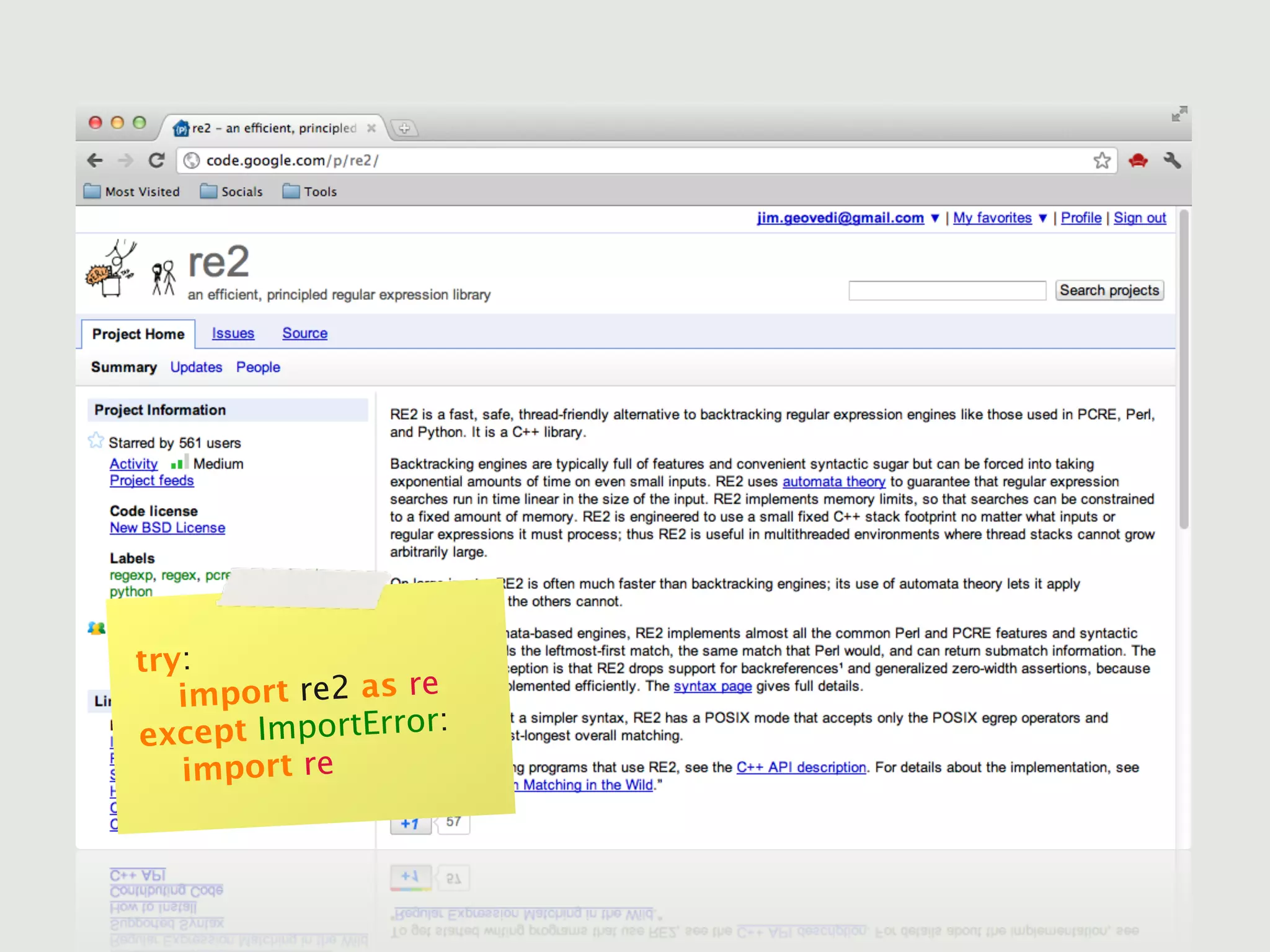 try:
    import re2 as re
except ImportError:
    import re
 