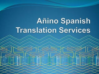 Añino Spanish Translation Services 