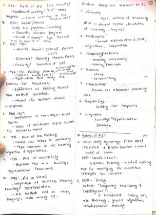 artificial intelligence notes