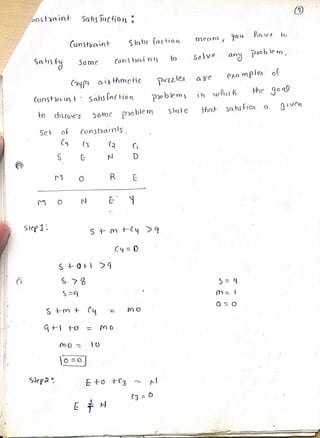 artificial intelligence notes