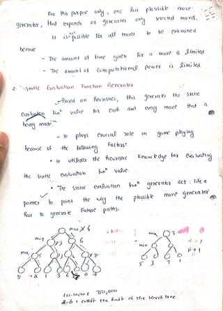 artificial intelligence notes